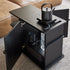 Traditional Vintage Rectangular Wood Glass Coffee Table 3-Tier For Living Room