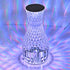 Modern Art Deco Acrylic Bottle Design Petal Effect USB LED Table Lamp For Bedroom