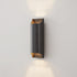 Contemporary Simplicity Full Copper Column 2-Light Wall Sconce Lamp For Living Room