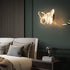 Contemporary Creative Butterfly Hardware Aluminum Acrylic LED Wall Sconce Lamp For Living Room