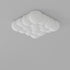 Contemporary Nordic Bubble Hardware Acrylic LED Flush Mount Ceiling Light For Bedroom