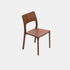 Contemporary Retro Walnut Wood Square Dining Chair Backrest For Dining Room