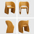 Modern Minimalist U-Shape PE Plastic Chair Backrest For Living Room