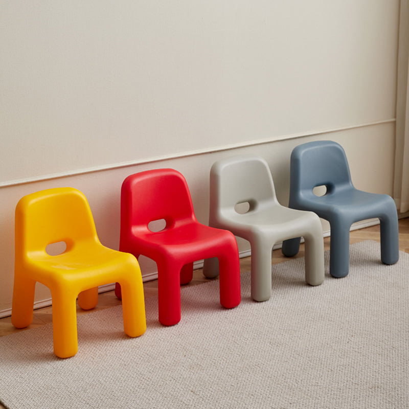 Contemporary Creative Square Plastic Children Chair Backrest For Living Room