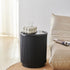 Modern Minimalist Cylinder PE Plastic Nightstand 2-Cabinet For Bedroom