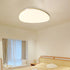 Modern Minimalist Iron Acrylic Round Triangle LED Flush Mount Ceiling Light For Living Room