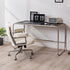 Modern Minimalist Rectangular MDF Stainless Steel Desks For Home Office