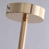 Contemporary Nordic Branch Line Orb Hardware Glass 6/8/12 Light Chandelier For Living Room
