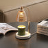 Contemporary Simplicity Iron Conical Glass Shade 1-Light Melting Wax Table Lamp For Bedroom