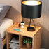 Modern Minimalist Rectangular Tabletop Solid Wood Nightstand 1/3-Drawer For Bedroom