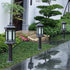 Traditional Chinese Waterproof Solar Aluminum Glass Cylinder LED Landscape Lighting Outdoor Light For Garden