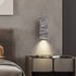 Modern Minimalist Cylinder Square Stone Wood 1-Light Wall Sconce Lamp For Bedroom