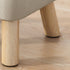 Modern Minimalist Square Fabric Solid Wood Low Stool For Living Room