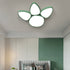 Contemporary Creative Cartoon Dinosaur Footprint Acrylic Iron LED Flush Mount Ceiling Light For Bedroom