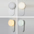 Modern Simplicity PE Pumpkin Shape Iron 1-Light Wall Sconce Lamp For Bedroom