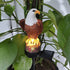 Modern Art Deco Waterproof Solar Resin Plastic Eagle LED Landscape Lighting Outdoor Light For Garden