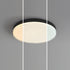 Modern Minimalist Aluminum Acrylic Round Shade LED Flush Mount Ceiling Light For Bedroom