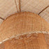 Traditional Japanese Triple Round Rattan 1-Light Chandelier For Living Room
