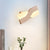 Contemporary Creative Rotatable Funnel Iron Acrylic LED Wall Sconce Lamp For Bedroom