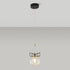 Modern Luxury Crown Orb All Brass Glass 1-Light Pendant Light For Bedroom