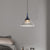 Modern Minimalist Cup Shape Acrylic Aluminum LED Pendant Light For Dining Room