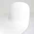 Contemporary Scandinavian Bow Frame Plastic Billet Steel Dining Chair Backrest For Dining Room