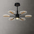 Contemporary Scandinavian Branch Round Iron Acrylic LED Chandelier For Living Room