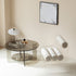 Contemporary Creative Cylinder Acrylic Fabric Chair Backrest Armless For Living Room