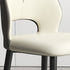 Modern Luxury Square Cushion Leather Carbon Steel Dining Chair Backrest For Dining Room