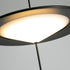 Contemporary Nordic Acrylic Flying Saucer Shade Hardware LED Pendant Light For Living Room