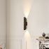 Modern Minimalist Aluminum Roman Column Design Iron LED Wall Sconce Lamp For Living Room