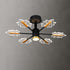 Modern Minimalist Branch Maple Leaf Iron Acrylic LED Chandelier For Living Room