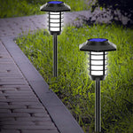 Modern Minimalist Waterproof Solar Cylinder Hardware ABS LED Outdoor Landscape Light For Garden