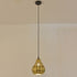 Contemporary Luxury Hollow Wrought Iron Cage 1-Light Pendant Light For Living Room