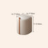 Contemporary Nordic Leather Cylinder Vanity Stool For Bedroom