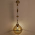 Traditional Vintage Iron Glass Skeletonized Ball 1-Light Wall Sconce Lamp For Bedroom