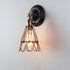 Contemporary Retro Iron Bracket Shade 1-Light Wall Sconce Lamp For Dining Room