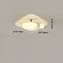 Modern Simplicity Iron PE Cloud Shade LED Flush Mount Ceiling Light For Bedroom