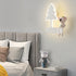 Contemporary Creative Cartoon Little Elephant Tree Acrylic Hardware LED Kids Wall Sconce Lamp For Bedroom