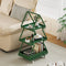 Contemporary Creative Christmas Tree Iron End Table 3-Tier For Living Room