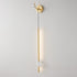 Modern Minimalist Strip Antler Orb Full Copper Crystal Silicone LED Wall Sconce Lamp For Bedroom