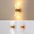 Contemporary Nordic Iron Acrylic Folding Petal LED Wall Sconce Lamp For Bedside