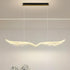 Contemporary Creative Angel Wing Acrylic Shade Hardware LED Island Light Pendant Light For Bedroom