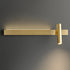 Modern Luxury Rectangle Cylinder Full Copper LED Wall Sconce Lamp For Bedroom