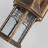 Traditional European Waterproof Aluminum Glass Conical Prism 1-Light Wall Sconce Lamp For Garden