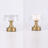Contemporary Simplicity Round Acrylic Shade Aluminum Base USB Rechargeable LED Table Lamp For Bedroom