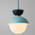 Modern Minimalist Round Globe Dome Metal Glass 1-Light Pendant Light For Living Room