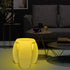 Modern Minimalist Round Plastic LED Illuminated Waterproof Bar Stool For Entertainment Room