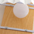 Contemporary Nordic Iron PVC Cubic Pleated 1-Light Wall Sconce Lamp For Bedside