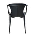 Modern Minimalist Trapezoid Back Saddle Leather Metal Dining Chair Backrest For Dining Room